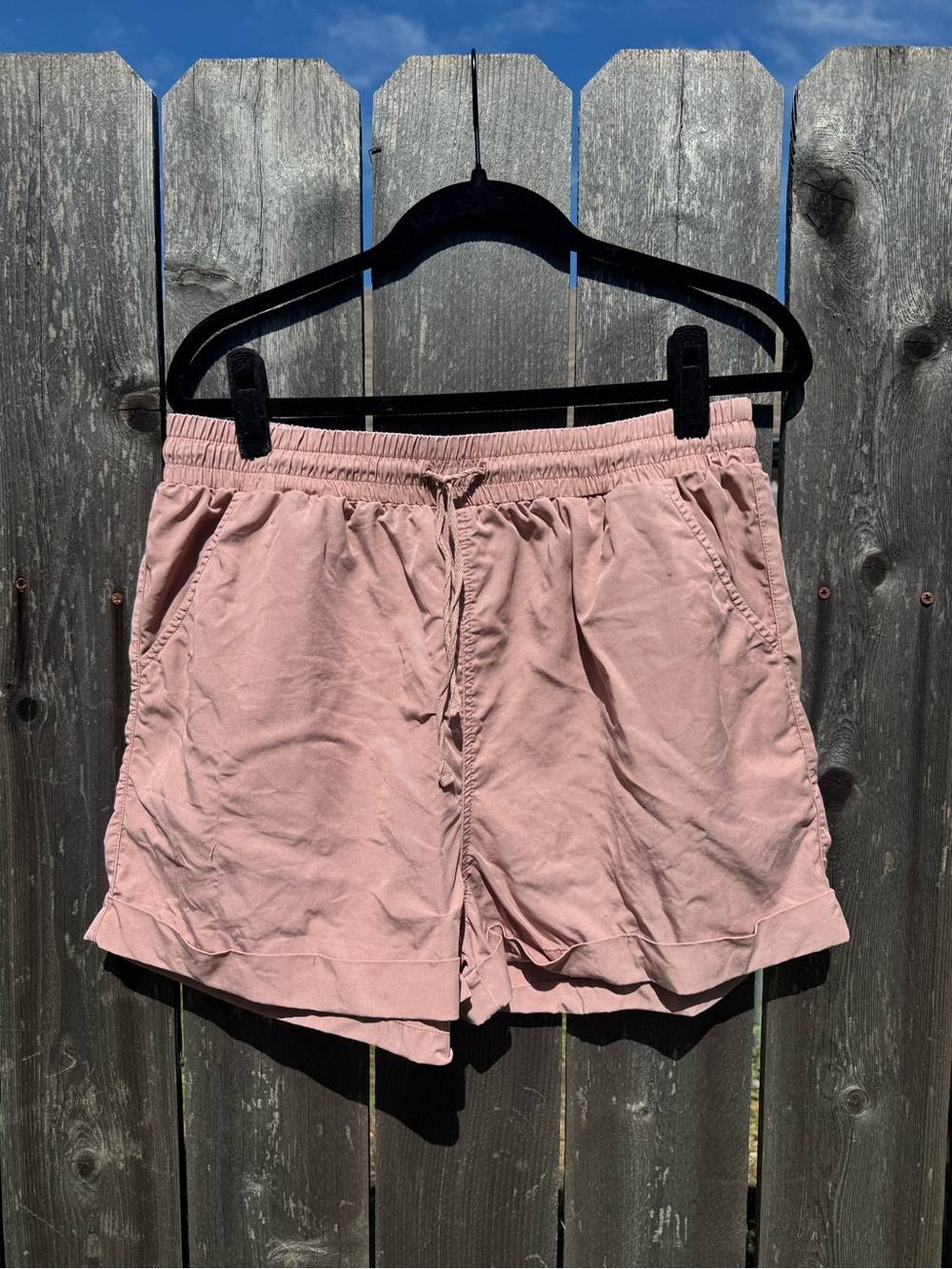Universal Thread Dusty Rose Elastic Waist Drawstring Shorts